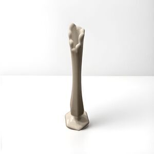 Vtg Westmoreland White Milk Glass Artstretch Swung 10" Vase